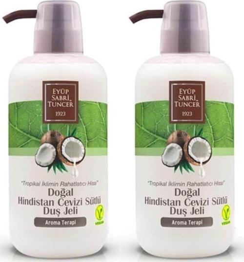 Doğal Hindistan Cevizi Sütlü Duş Jeli 600 ml x 2
