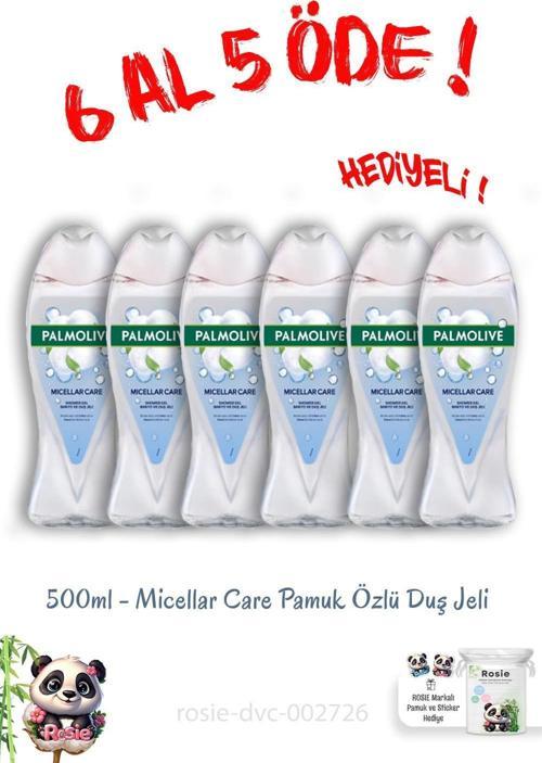  6 Al 5 Öde  500 Ml Micellar Care Pamuk Özlü Duş Jeli ve Rosie Hediye