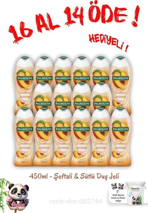 16 Al 14 Öde Duş Jeli Smoothies Şeftali Ve Sütlü 450 ml