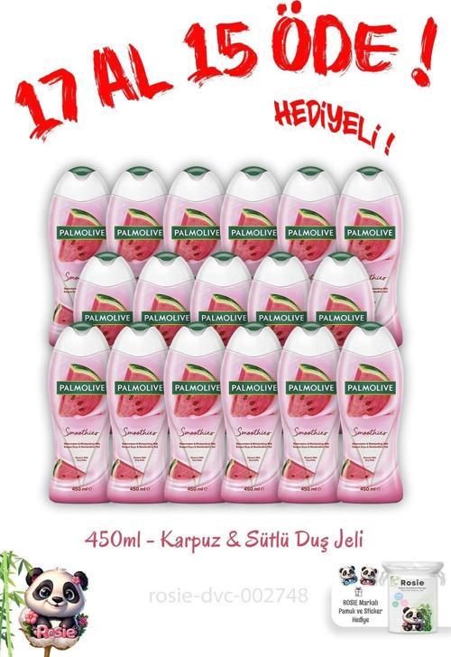 17 Al 15 Öde 450 Ml Duş Jeli Smoothies Karpuz Ve Sütlü