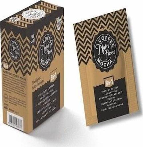 Nutri Fiber Coffee Mocha 8İn1 Fonksiyonel Kahve 10 Saşe