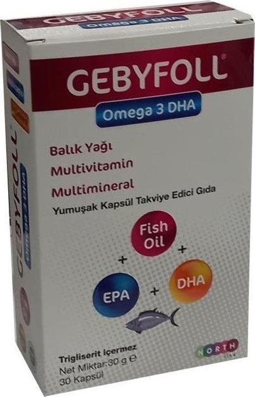 Gebyfoll Omega3 Dha 30 Kapsül
