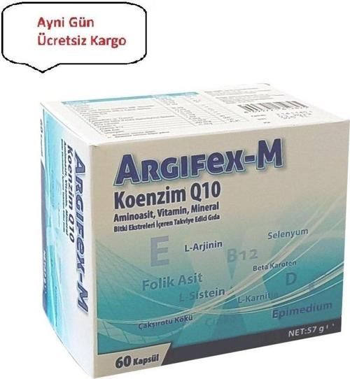 Argifex-M Coenzym Q10 60 Kapsül