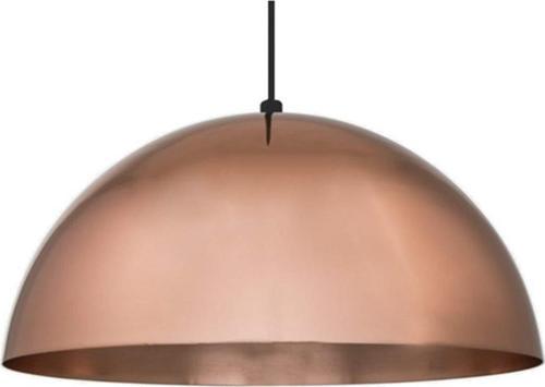 Retro Metal Dekoratif Rustik Bakır Tekli Sarkıt Avize Çap 40 cm