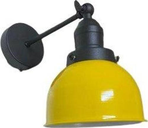 Retro Metal Dekoratif Rustik Sarı Mafsallı Duvar Aplik