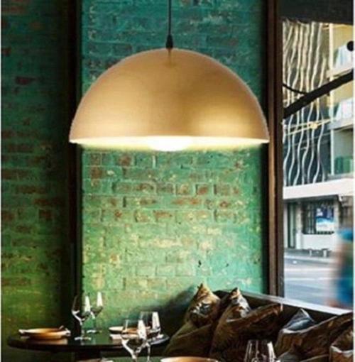  Rsylight Retro Metal Dekoratif Rustik Gold Tekli Sarkıt Avize Çap 40 cm