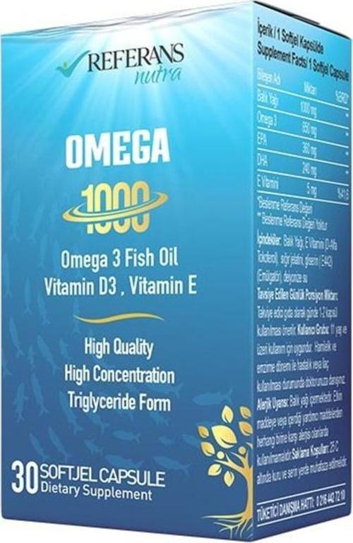 Omega 1000 – 30 Softjel Kapsül