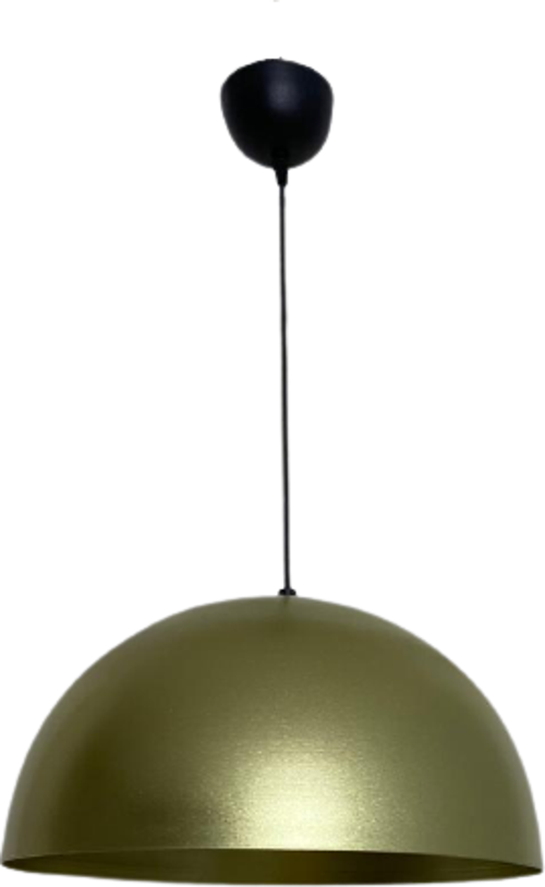 Retro Gold Metal Dekoratif Tekli Kafe Mutfak Aydınlatma Avize Çap:40cm