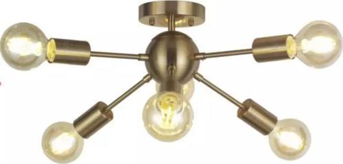 Rys  Retro Eskitme Kaplama 6Lı Dekoratif Tavan Plofyoner Avize