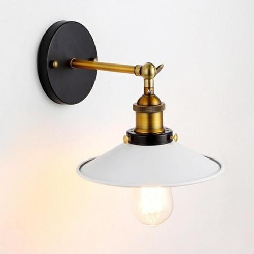 Rys  Retro Metal Dekoratif Mafsallı Akrobatik Beyaz Duvar Aplik Çap.23 cm