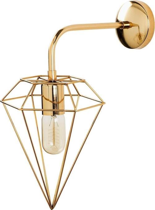 Gold Rustik Retro Dekoratif Prizma Duvar Aplik