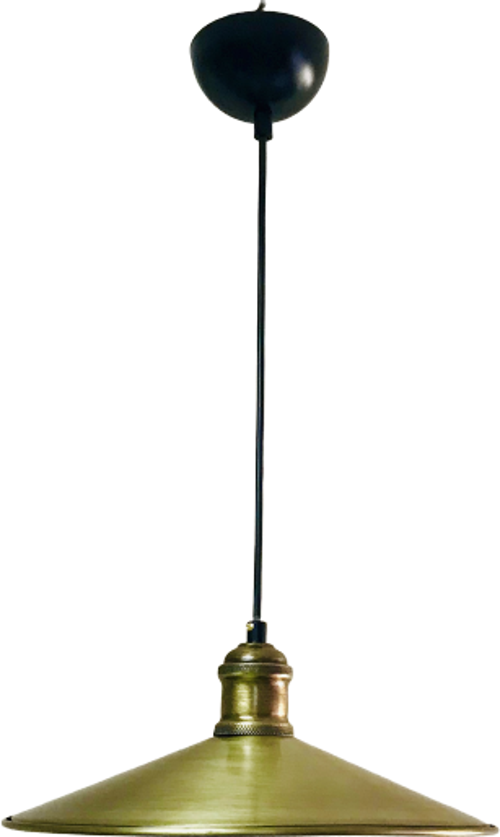 Retro Metal Sarkıt Avize Rustik Tekli Sarkıt Eskitme Cafe Mutfak Aydınlatma 40 cm