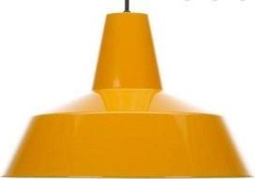 Retro Metal Sarkıt Avize Rustik Tekli Sarkıt Turuncu İçi Beyaz Cafe Mutfak Aydınlatma 22 cm