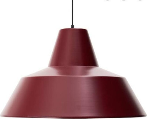 Retro Metal Sarkıt Avize Rustik Tekli Sarkıt Bordo İçi Beyaz Cafe Mutfak Aydınlatma 30 cm