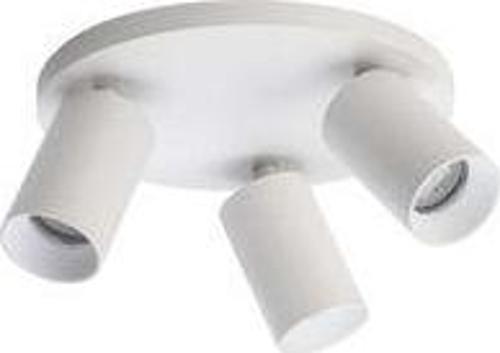 Metal Hareketli Modern Beyaz 3Lü Led Spot Avize Beyaz Ampullü