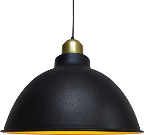 Metal Siyah Gold Duylu Retro Dekoratif Rustik Kafe Mutfak Sarkıt Avize