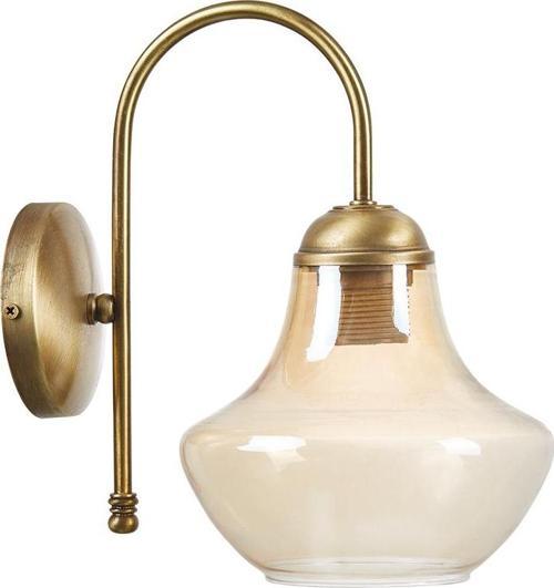 Rys Retro Dekoratif Eskitme Bal Camlı Duvar Aplik