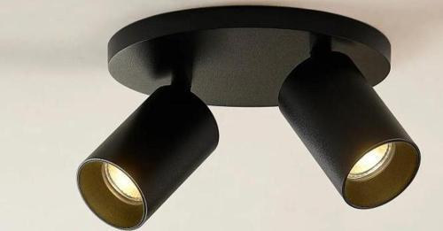 Retro Metal 2 li Hareketli Spot Led Avize Beyaz Led Ampullü