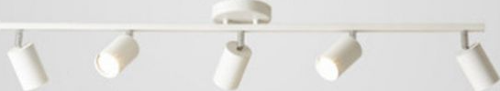 Metal Modern 5 Li Beyaz Led Spot Hareketli Avize Beyaz Ampullü