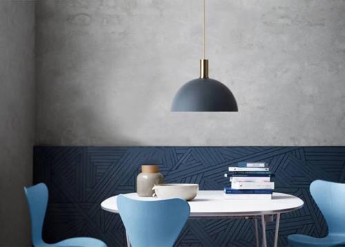 Retro Antrasit Metal Dekoratif Tekli Kafe Mutfak Aydınlatma Avize Çap:40 cm