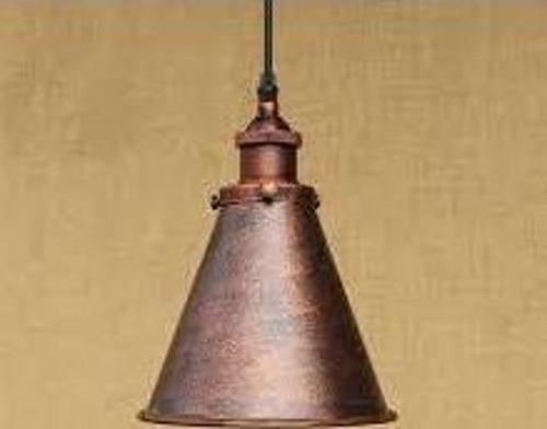 Retro Bakır Skitme Rustik Tekli Metal Sarkıt 18cm En 75cm Yükseklik 