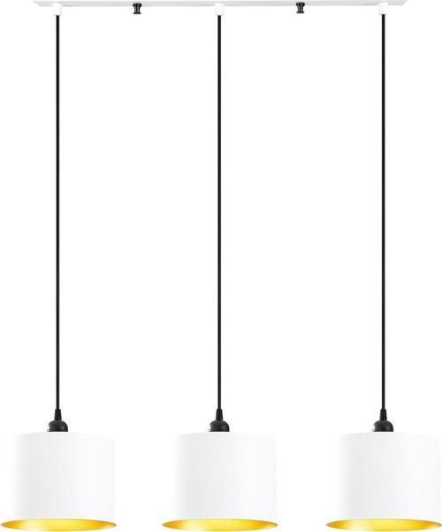 Retro Metal Rustik Dekoratif 3 Lü Masa Üstü Sıralı Sarkıt Avize Genişlik 60 cm