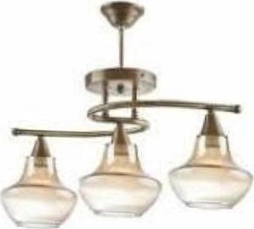 Eskitme Metal Dekoratif 3 lü Tavan Plofyoner Avize