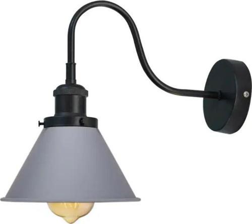 Retro Siyah Gri Metal Modern Dekoratif Rustik Aplik