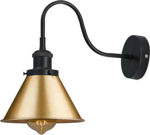 Retro Siyah Gold Metal Modern Dekoratif Rustik Aplik