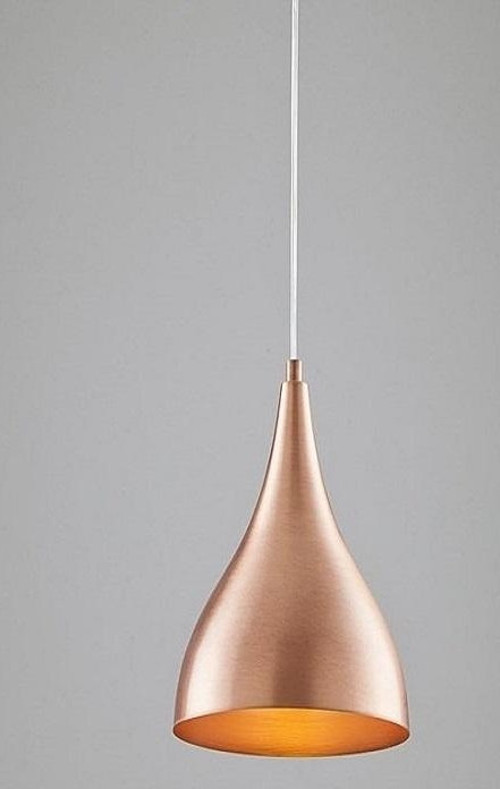Sahra Retro Metal Dekoratif Bakır Modern Rustik Sarkıt Avize Çap:22 cm