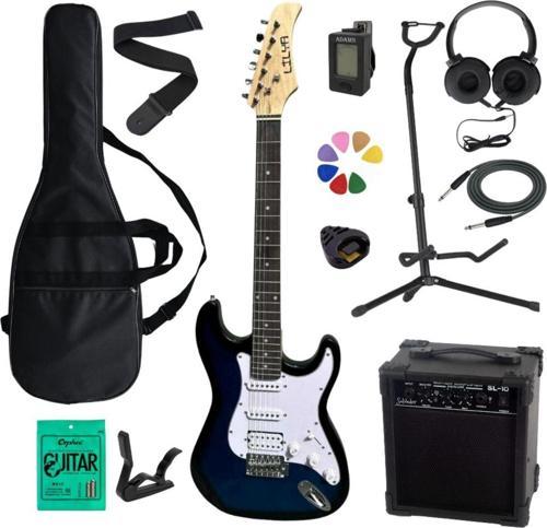 Hss Elektro Gitar Amfi Kulaklık Full Set