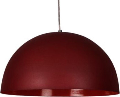 Retro Metal Dekoratif Rustik Bordo Tekli Sarkıt Avize Çap 40 Cm