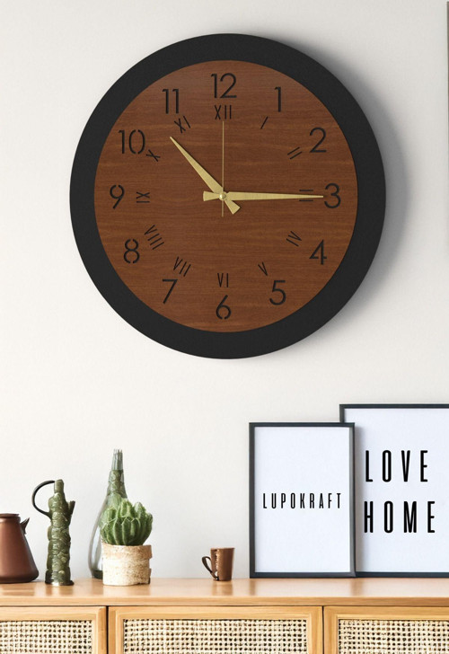 Dekoratif Yeni Modern Homam Duvar Saati 48 cm