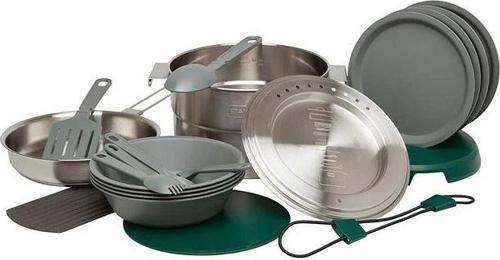 The Full Kitchen Base Camp Cook Set - Paslanmaz Çelik Kamp Pişirme Seti 3.5L  3.7QT