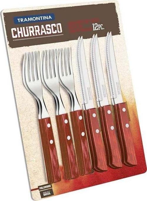 Churrasco 21199/711 Çatal Bıçak Barbekü Seti (12Lİ BLİSTER)