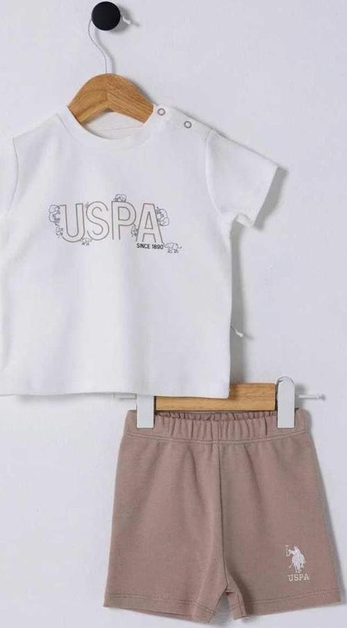 U.S. Polo Assn 2'li Bebek Takım USB2326 Beyaz