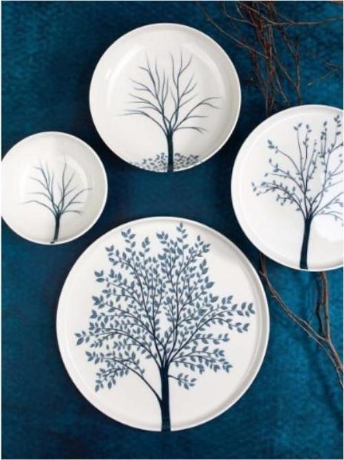 Valley 24 Parça Bone Porselen Yemek Takımı