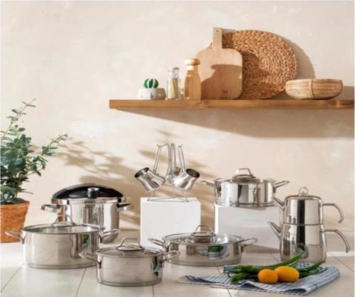 PierreCardin 18 Parça Jupiter Tencere Seti