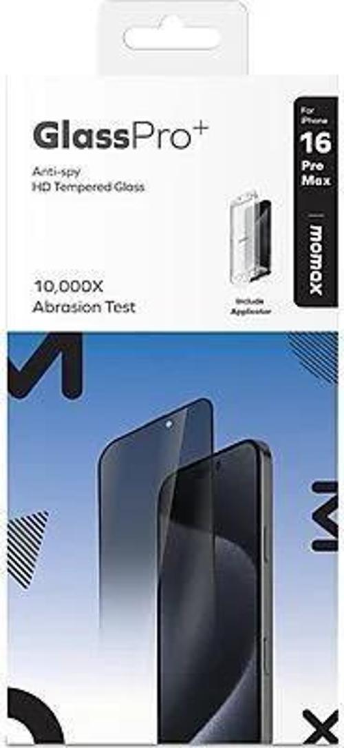 Glass Pro+ Anti-Spy Hd Temperli Kırılmaz Cam 16 Pro - Ekran Koruyucu
