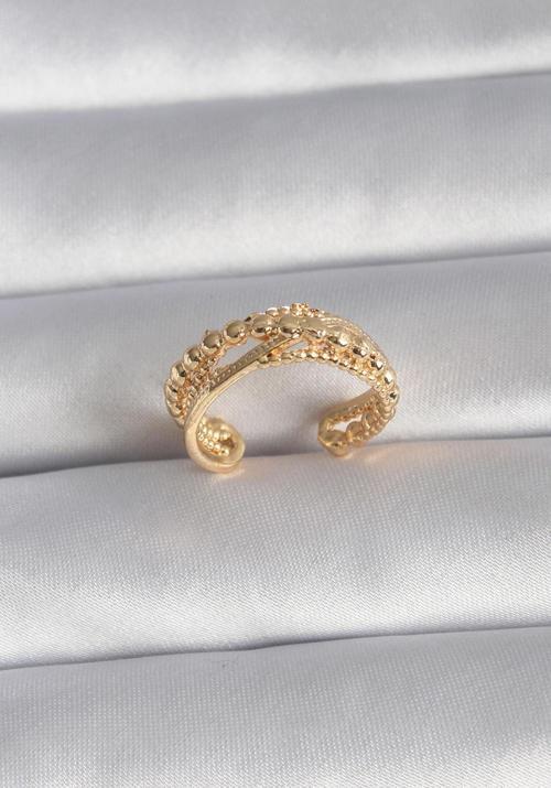 Pirinç Gold Renk Kadın Yüzük