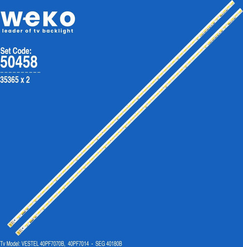 WKSET-5458 35365X2 LG INNOTEK 40INCH 7020PKG 54EA REV0.1 120522 2 ADET LED BAR (54LED)