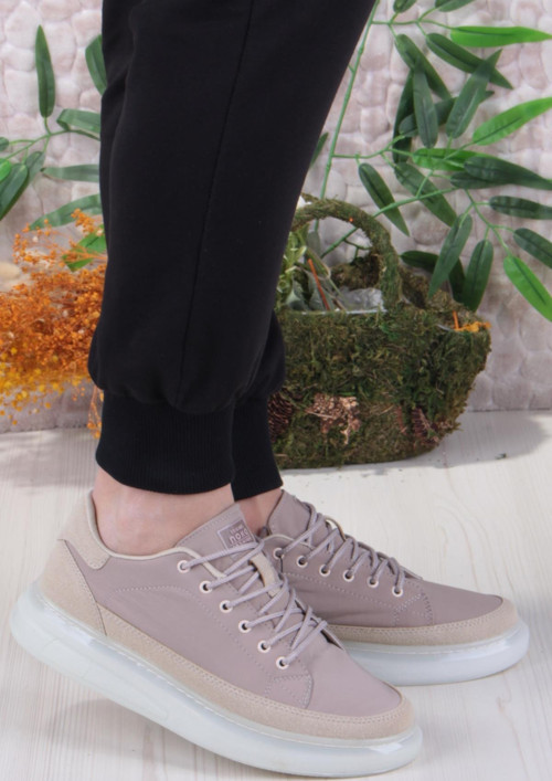 Noka Oleon Rahat Memory Foam İç Taban Keten Sneaker Erkek Ayakkabı