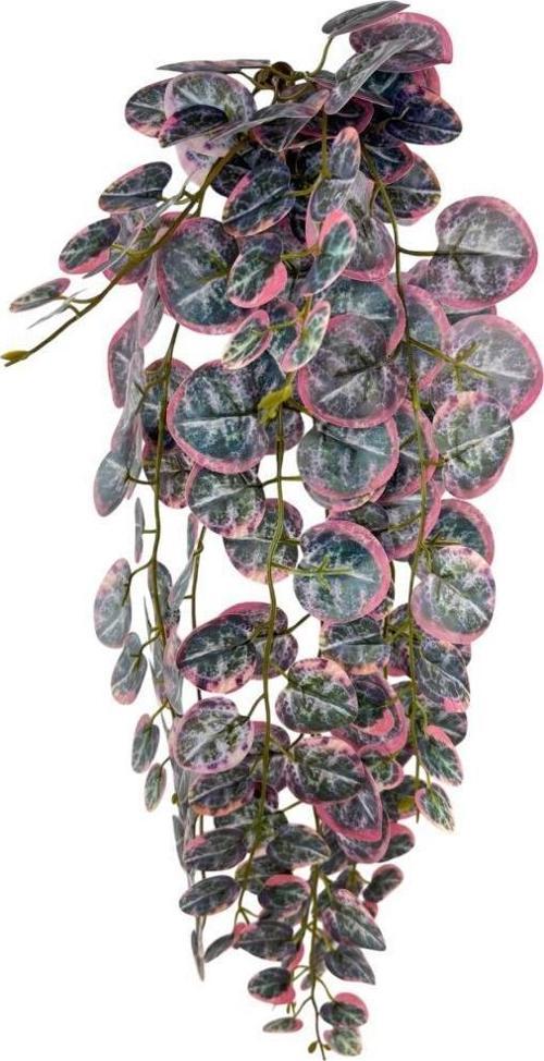 Yapay Çiçek Sarkan Lüx Okaliptus Pembe Rengi Yapay Sarmaşık 60*25cm