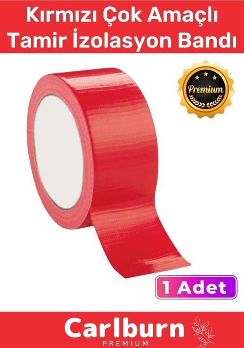 Süper Güçlü Su Geçirmez Sızdırmaz Kırmızı Renk Çok Amaçlı Tamir İzolasyon Bandı 48mm x 10m 1 Adet