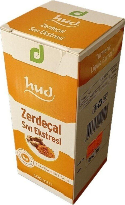 Hud Zerdeçal Sıvı Ekstresi 100Ml - Turmeric Liquid Extract