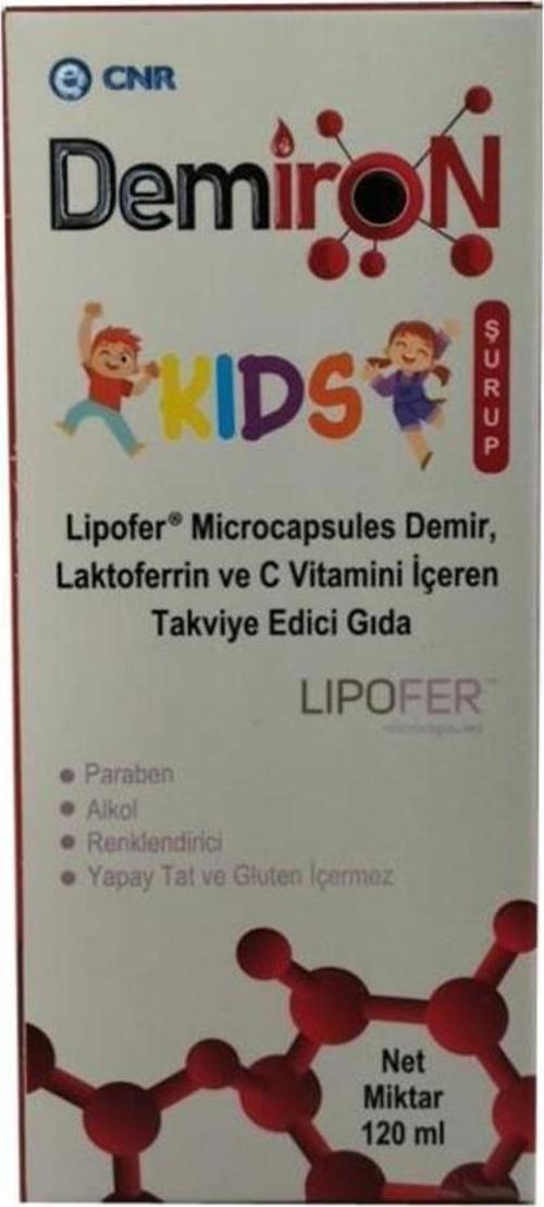 Demiron Kids Demir, Laktoferrin Ve Vitamin C Sıvı 120Ml