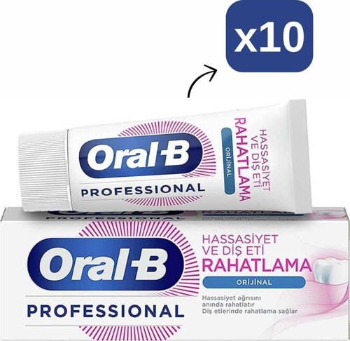 Professional Diş Macunu Hassasiyet Ve Rahatlama Orijinal 50 Ml X10 Adet