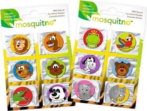 Safari Animals Citronella Stickers 6Lı