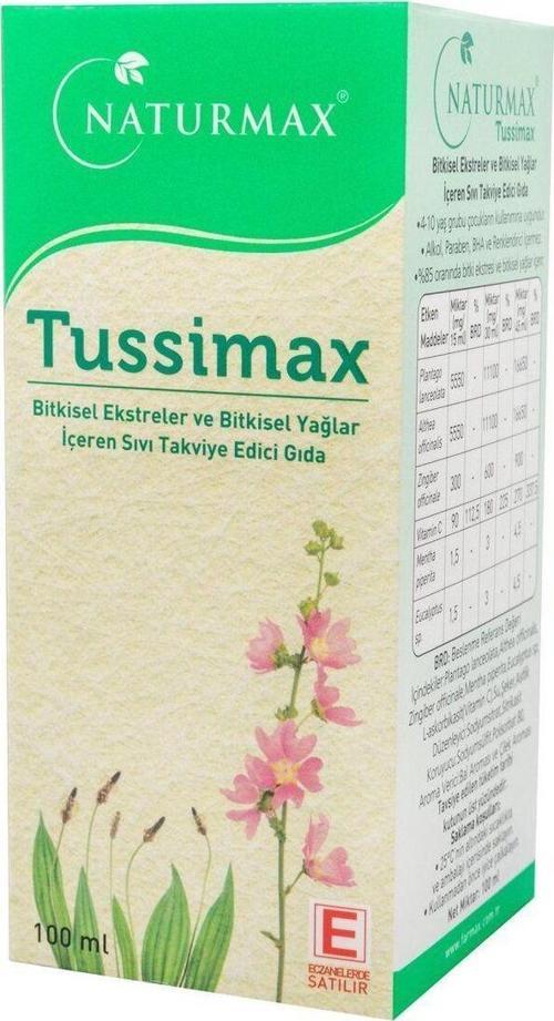 Tussimax Şurup 100Ml