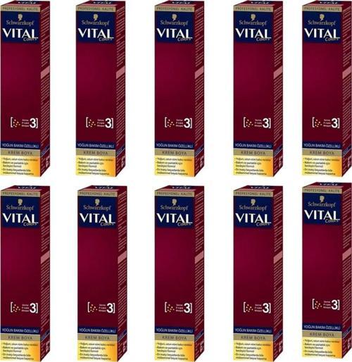 Vital Colors 9-11 Yoğun Küllü Platin Saç Boyası X 10 Adet